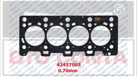 OTOCONTA 42457005 Silindir Kapak Contasi 0.70mm Celik Clio-Kangoo-Fluence 1.5 Dci 110ps  ####